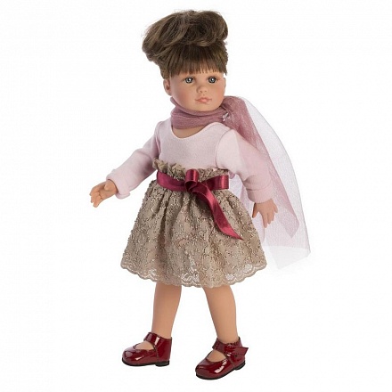 Кукла Нелли с шифоновым шарфиком, 40 см.           